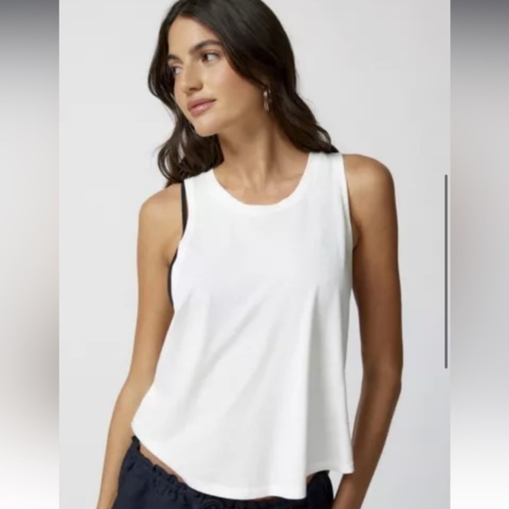 Urban Outfitters Evergreen Muscle Tee..NWT..white small by F.p